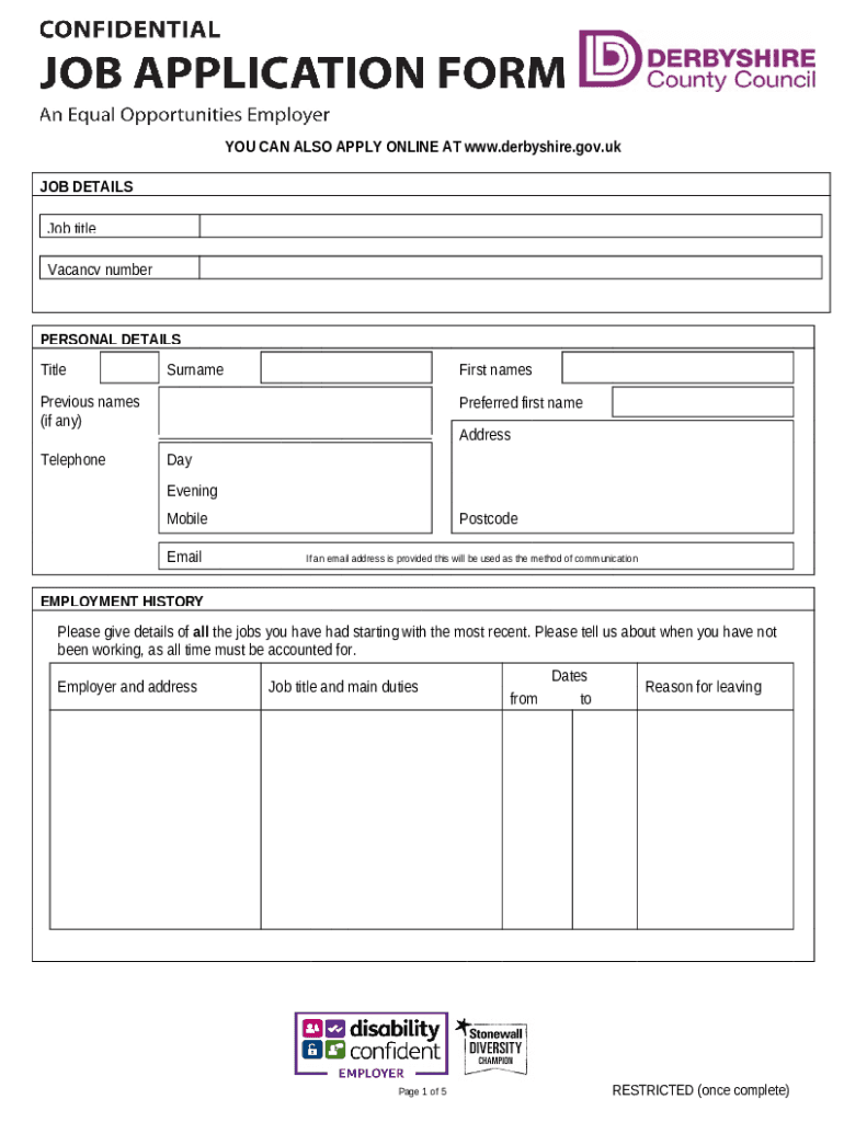 Social care application Doc Template pdfFiller