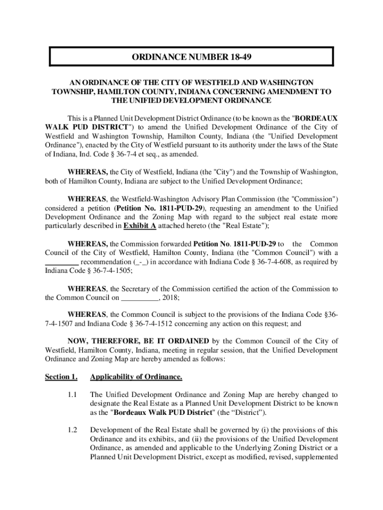 Fillable Online ORDINANCE NUMBER 215 AN ORDINANCE OF THE CITY OF