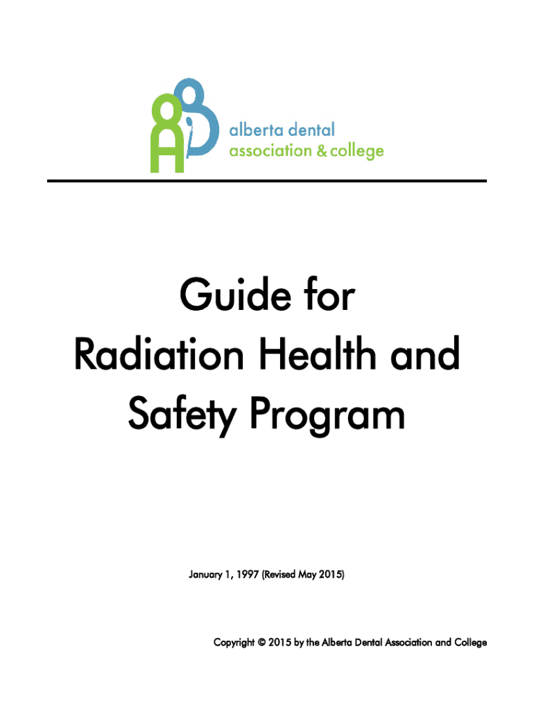 Fillable Online Guide for Radiation Health and Safety Program Guide Fax Email Print