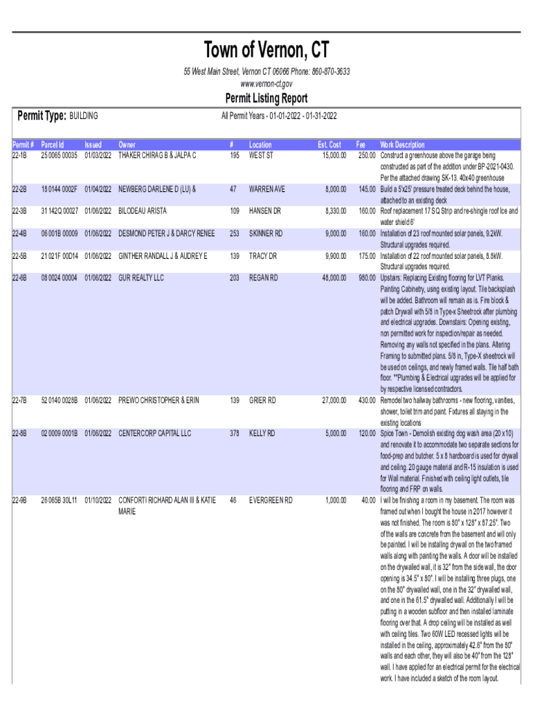 Fillable Online Collector of Revenue to the Town of Vernon