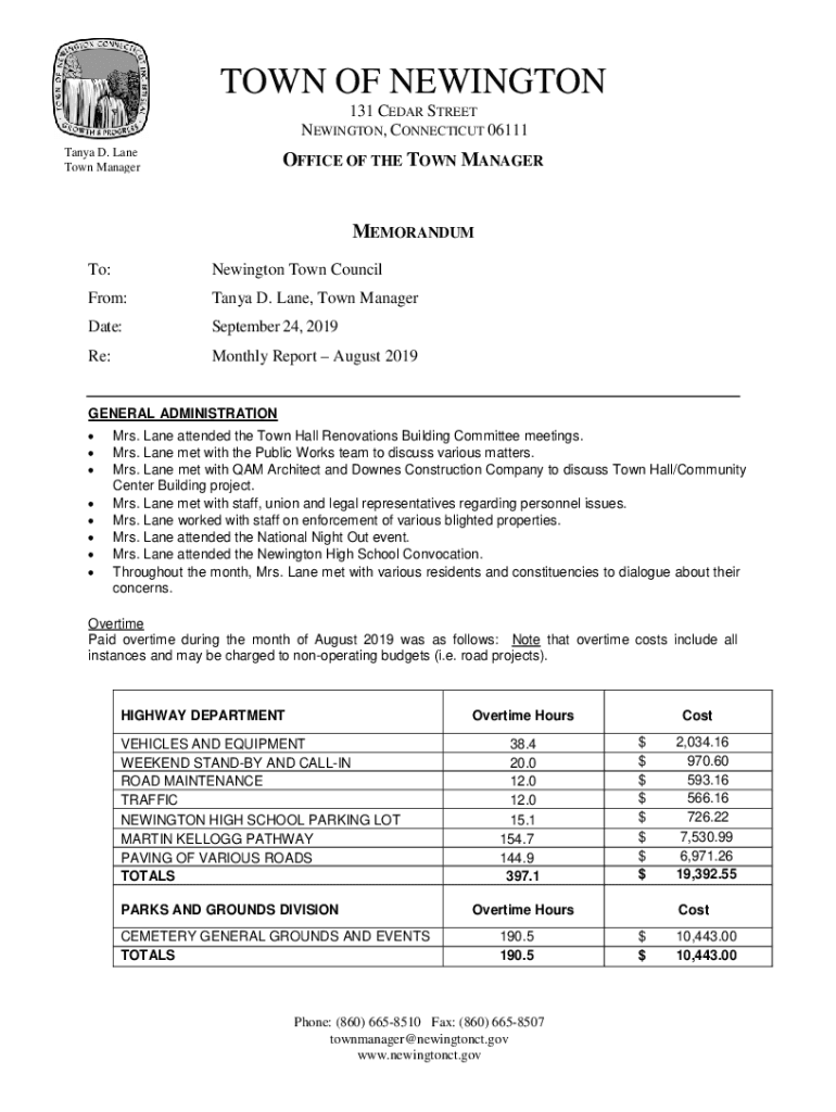 Fillable Online www.newingtonct.govDocumentCenterViewTOWN OF NEWINGTON
