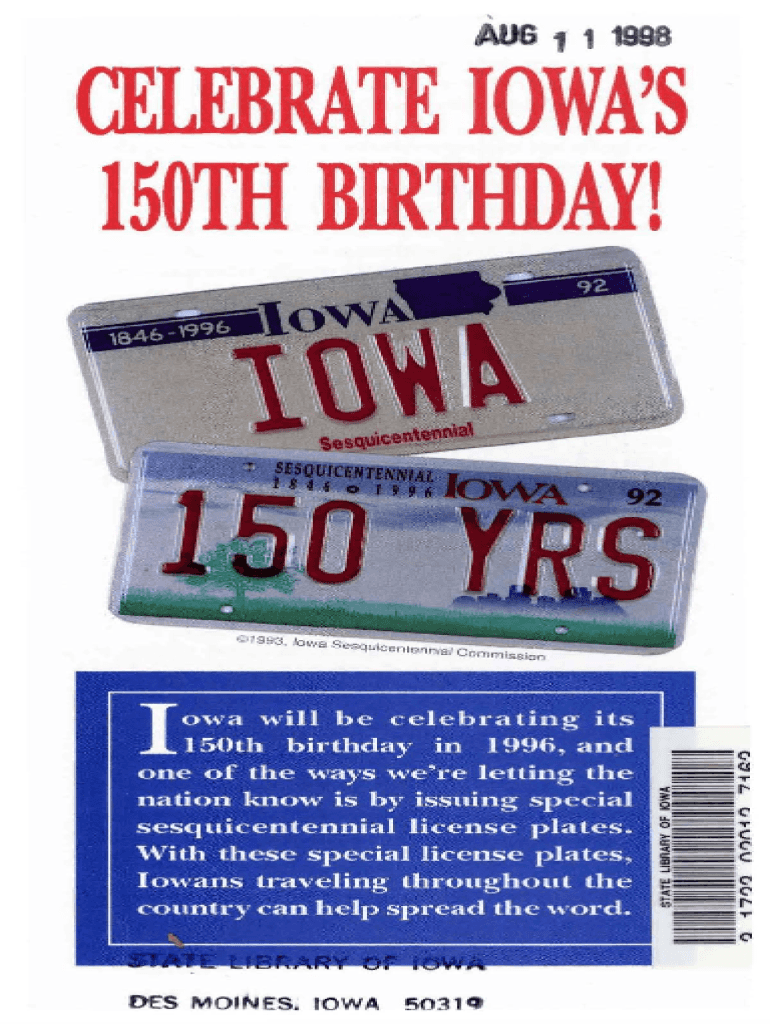 Fillable Online publications iowa Iowa went all out to celebrate its