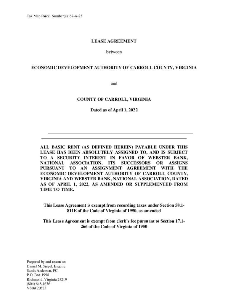Fillable Online www.carrollcountyva.govdocumentcenterDeed from EDA toDEED THIS DEED ECONOMIC