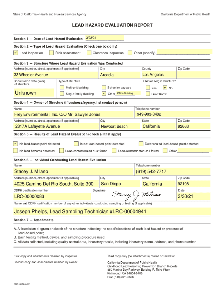 Fillable Online www.hud.govsitesdocumentsChapter 7 LeadBased Paint
