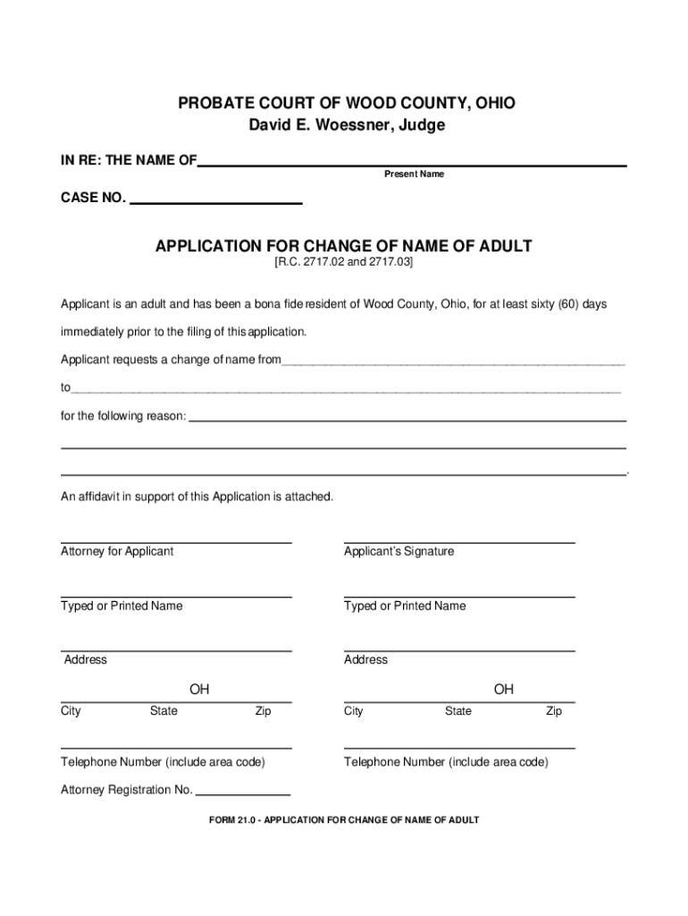 Wood county ohio probate court Fill out & sign online DocHub