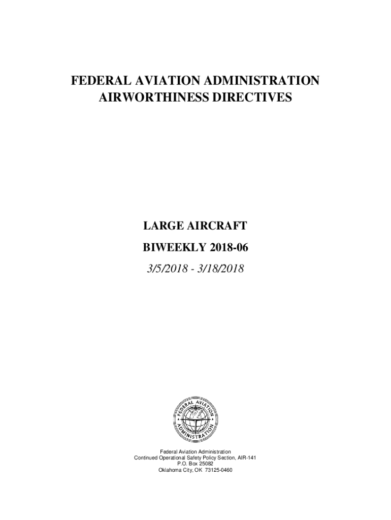 Fillable Online rgl faa Airworthiness Directives (ADs)Airworthiness