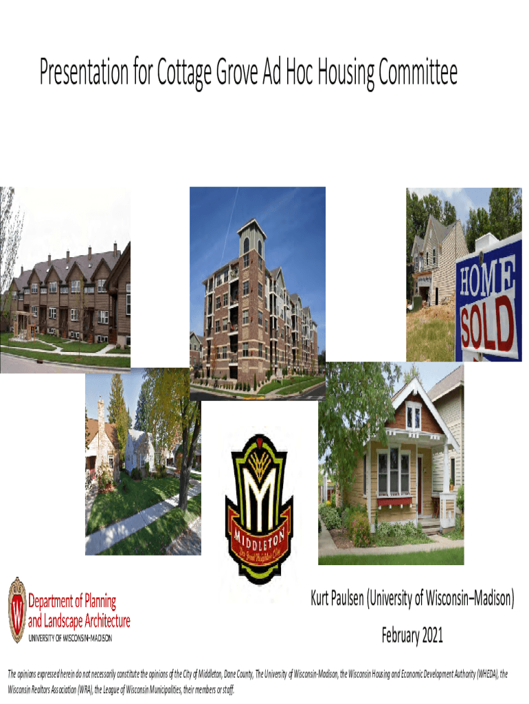 Fillable Online Middleton housing programs and strategy (Presentation