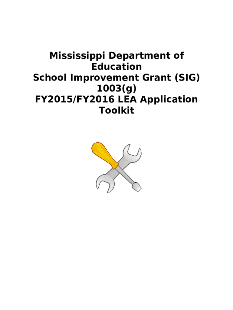 School District The Mississippi Department of Education Doc Template