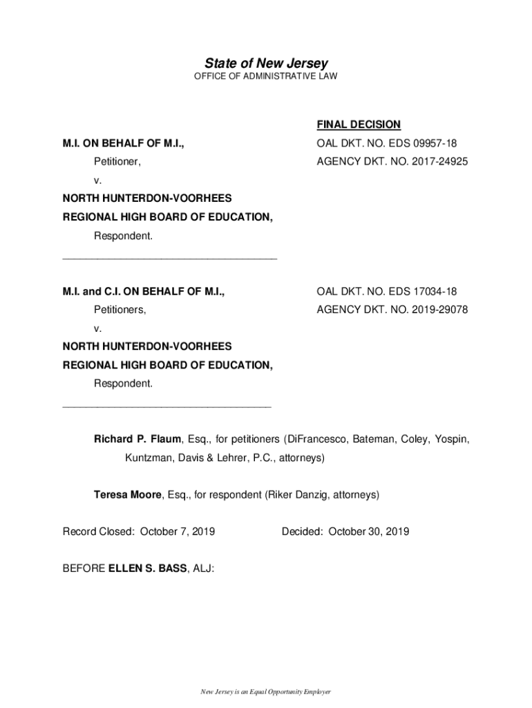 Fillable Online liberty.state.nj.usoaldecisionsOFFICE OF ADMINISTRATIVE