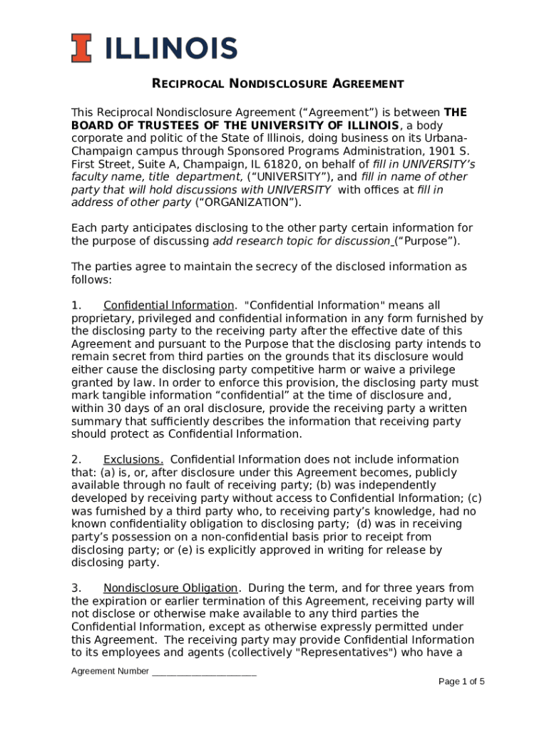 How to Draft a Reciprocal Nondisclosure Agreement 12 Steps