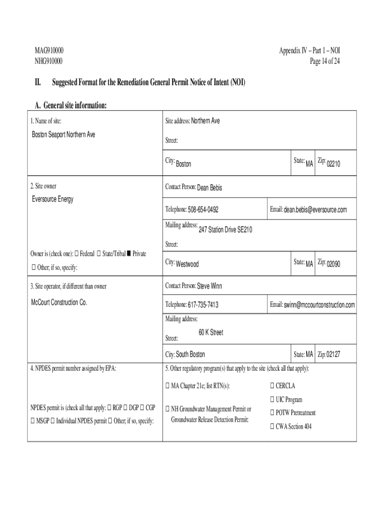 Fillable Online Lockwood Remediation 89 Crawford St Leominster, MA