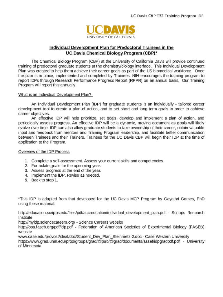 hr.ucdavis.edudepartmentslearningdevIndividual Development Plan UC