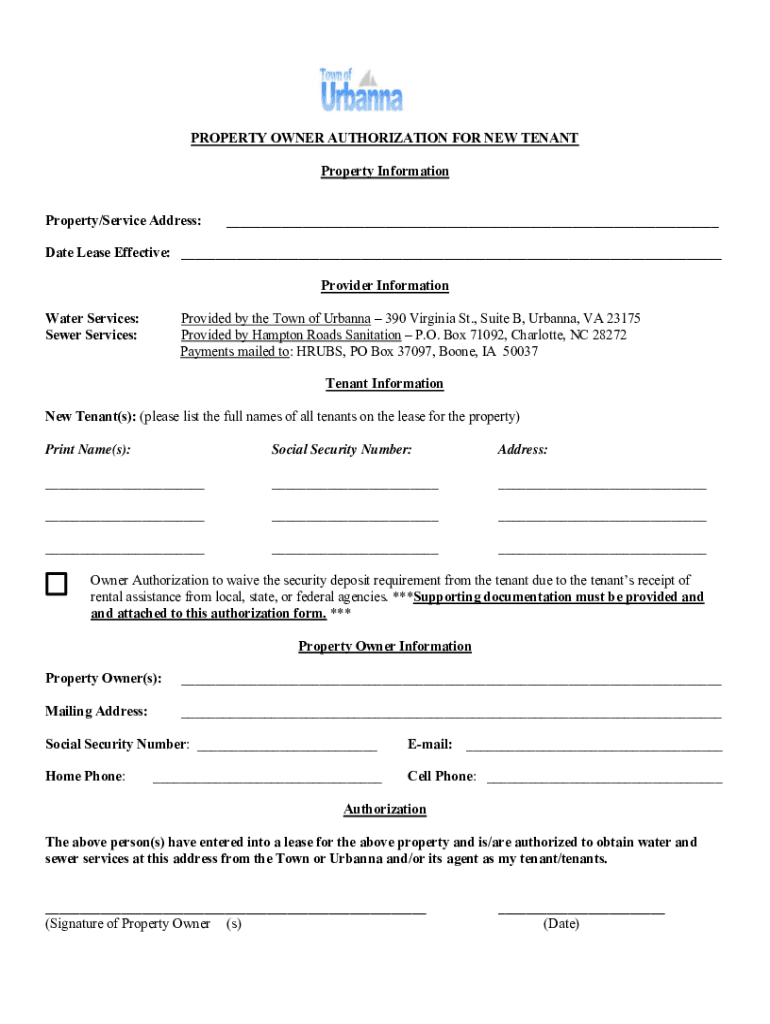 Fillable Online Add A Tenant To Existing Lease Agreement (Landlord How