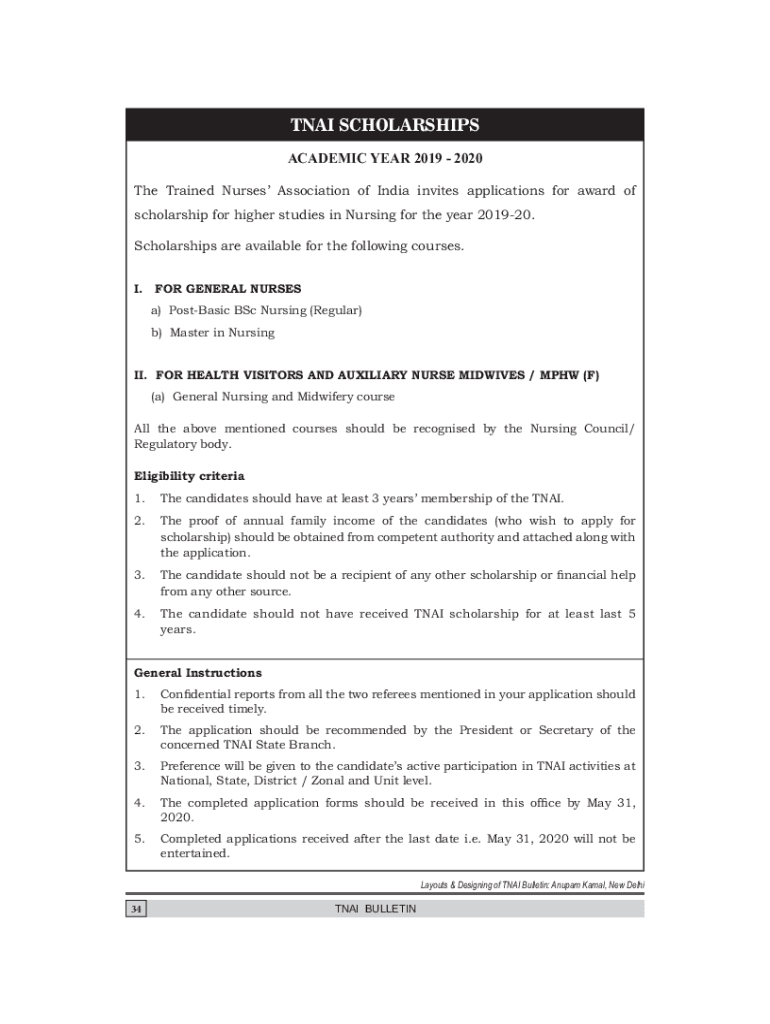 Fillable Online Grants for Nursing School Students from