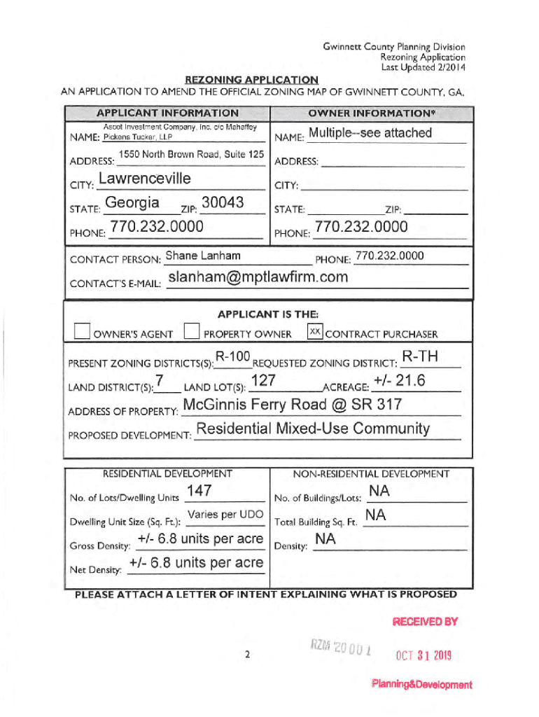 Fillable Online Last Updated I 2/20 I 5 AN APPLICATION