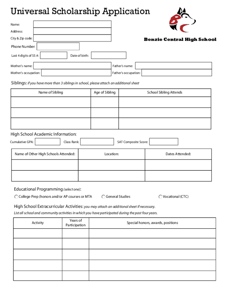 Fillable Online Scholarships and Financial Aid / Home st. pius x