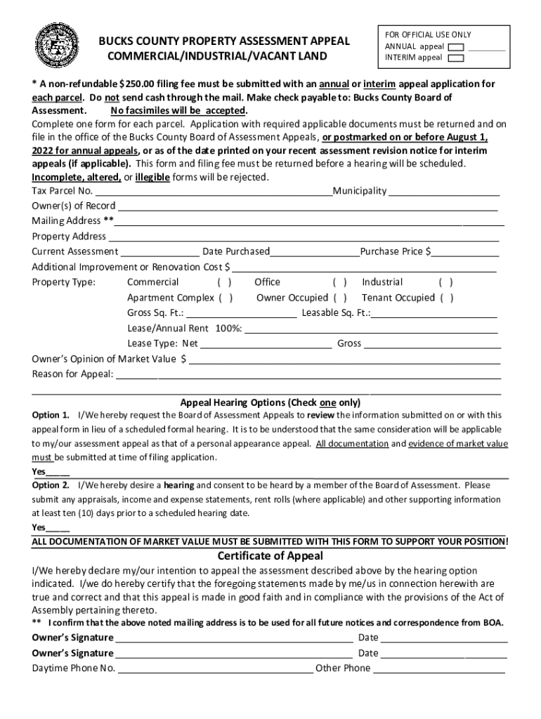 Fillable Online www.buckscounty.govDocumentCenterViewBUCKS COUNTY