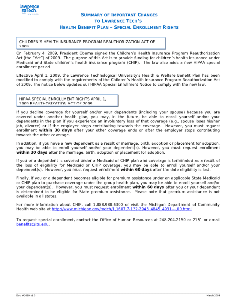 Children's Health Insurance Program