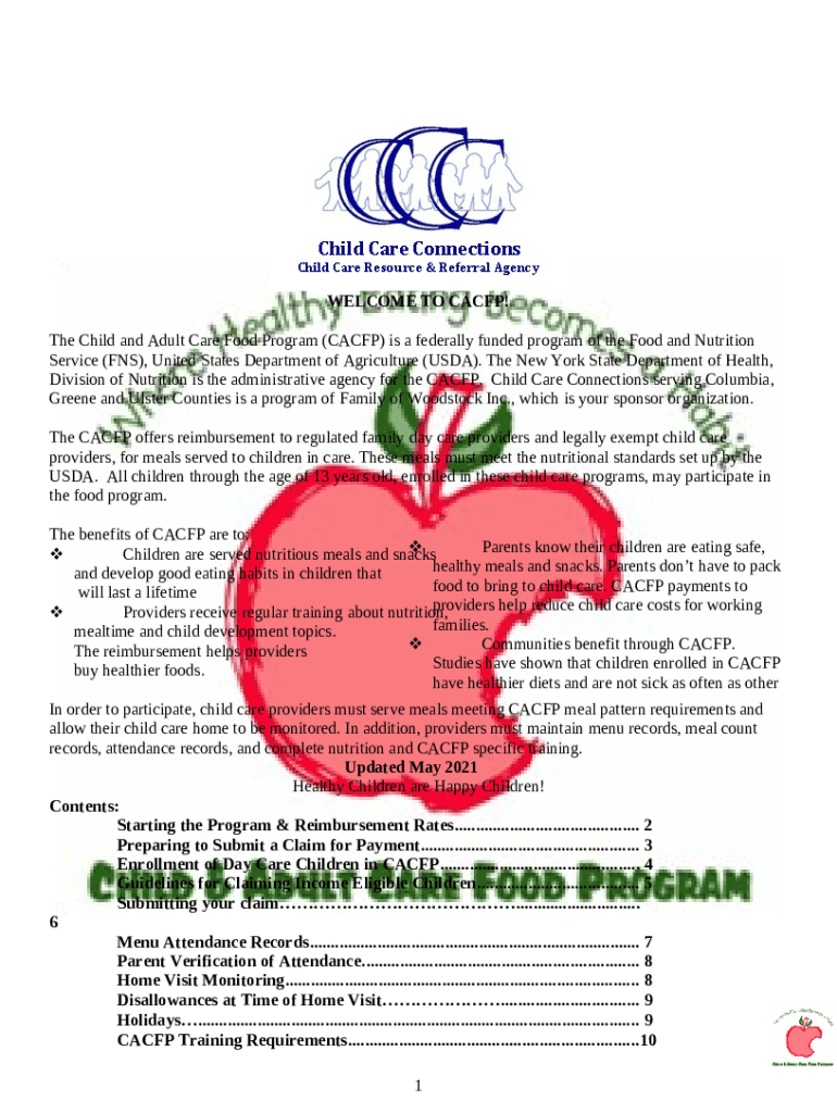 www.cdss.ca.govcacfpChild and Adult Care Food Program California