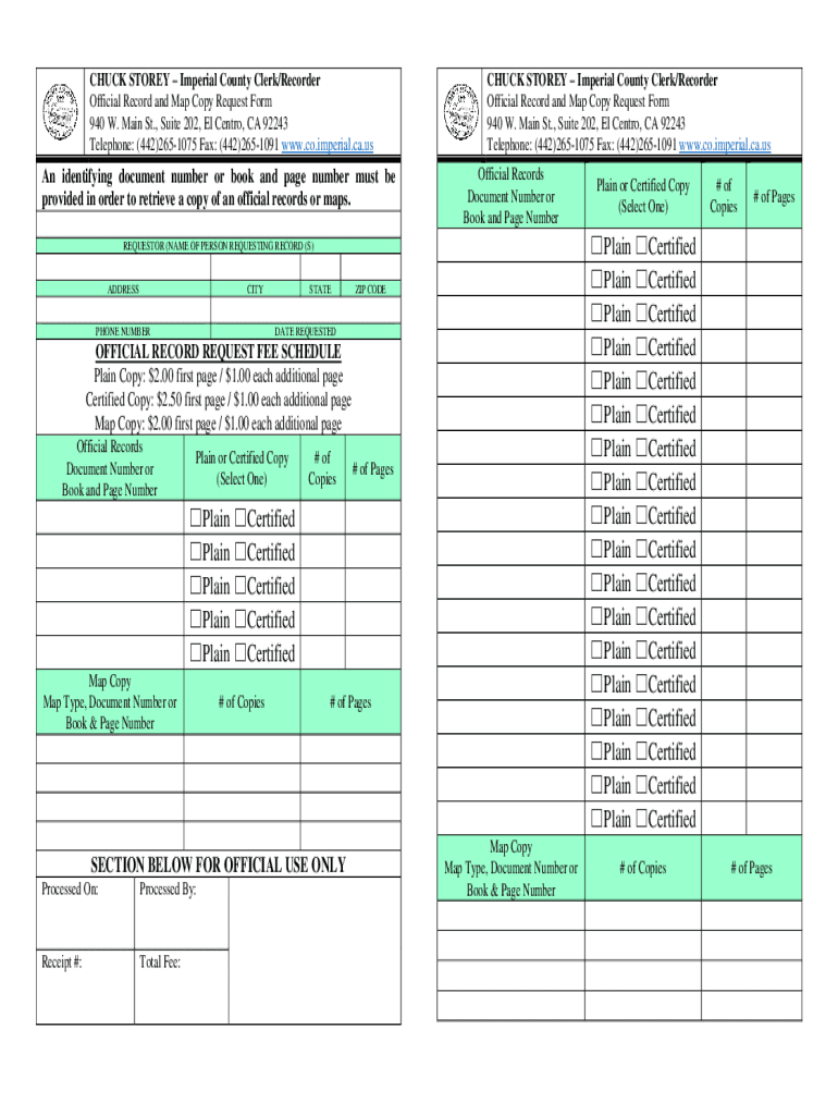 Fillable Online County (CA) Vital