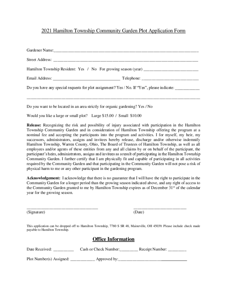 Fillable Online Hamilton