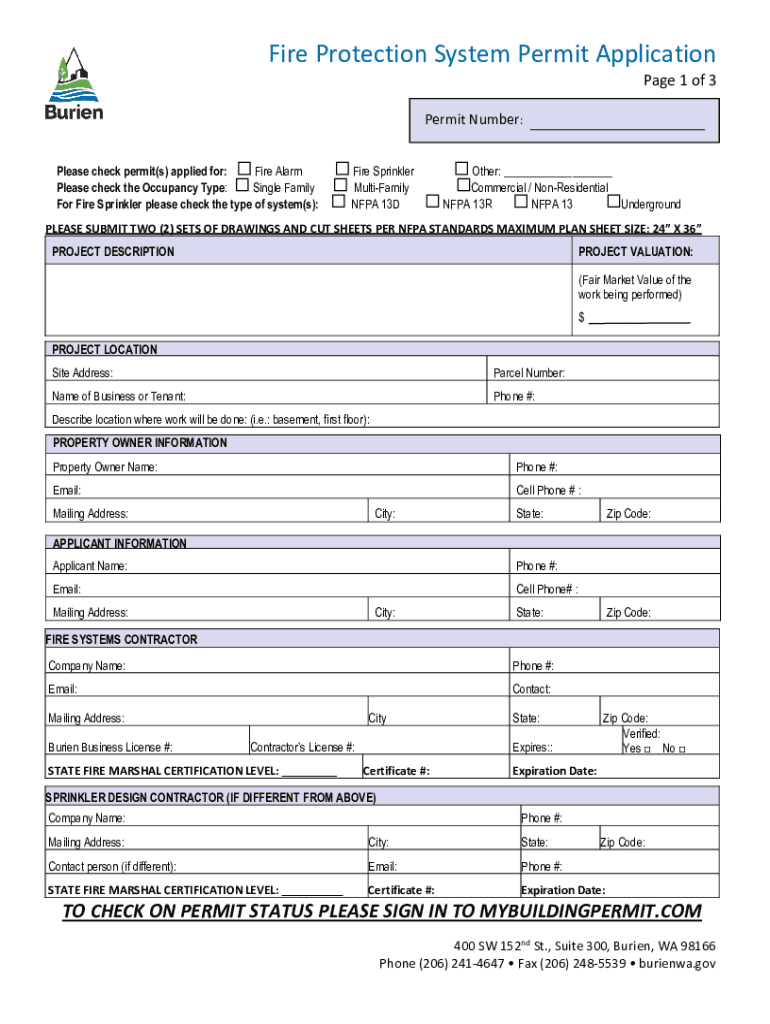 Fillable Online Residential Burn Permit Application Form California