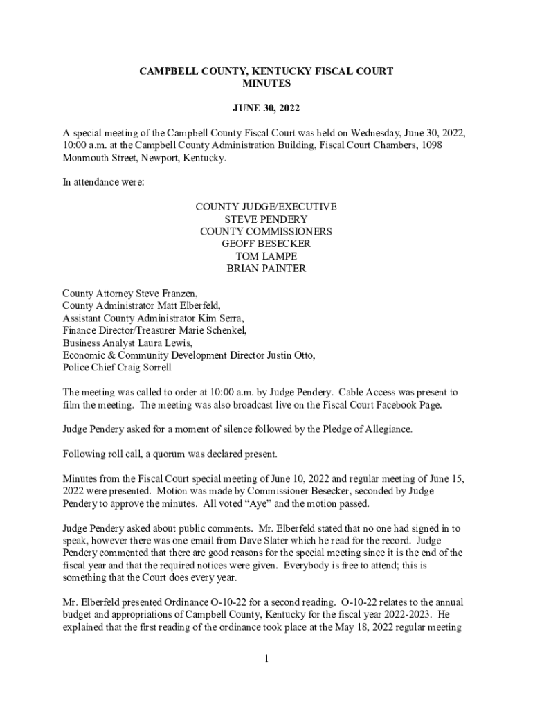 Fillable Online campbellcountyky.govdepartmentboardCampbell County