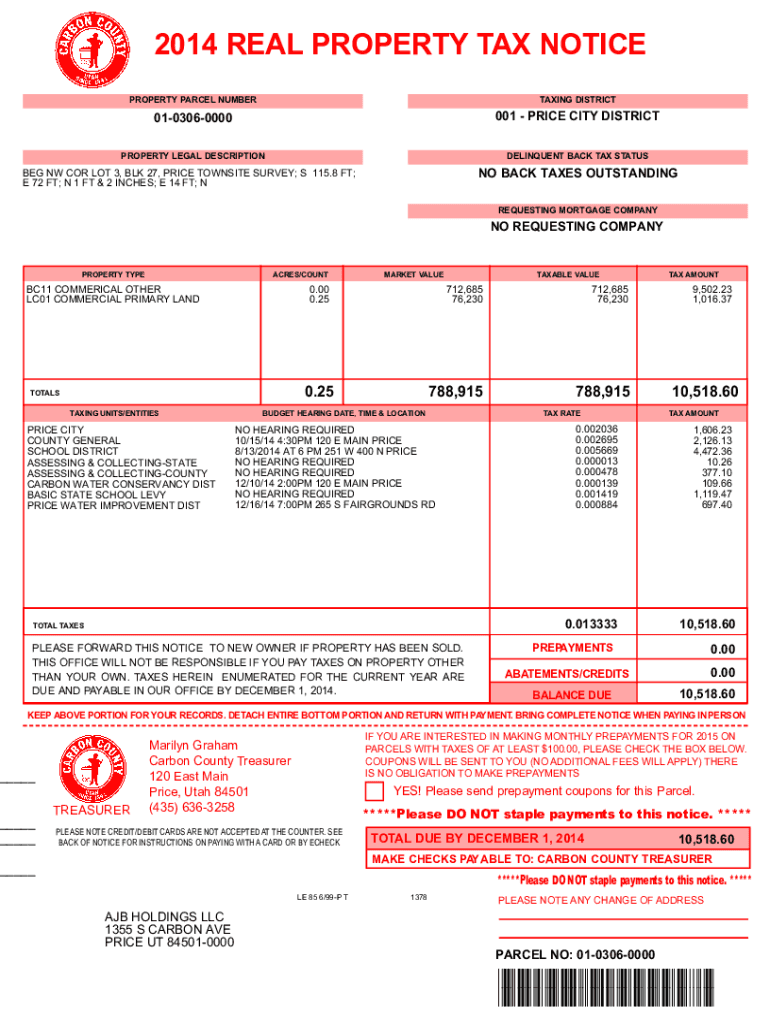 Fillable Online Property Taxes New York City Fax Email Print pdfFiller