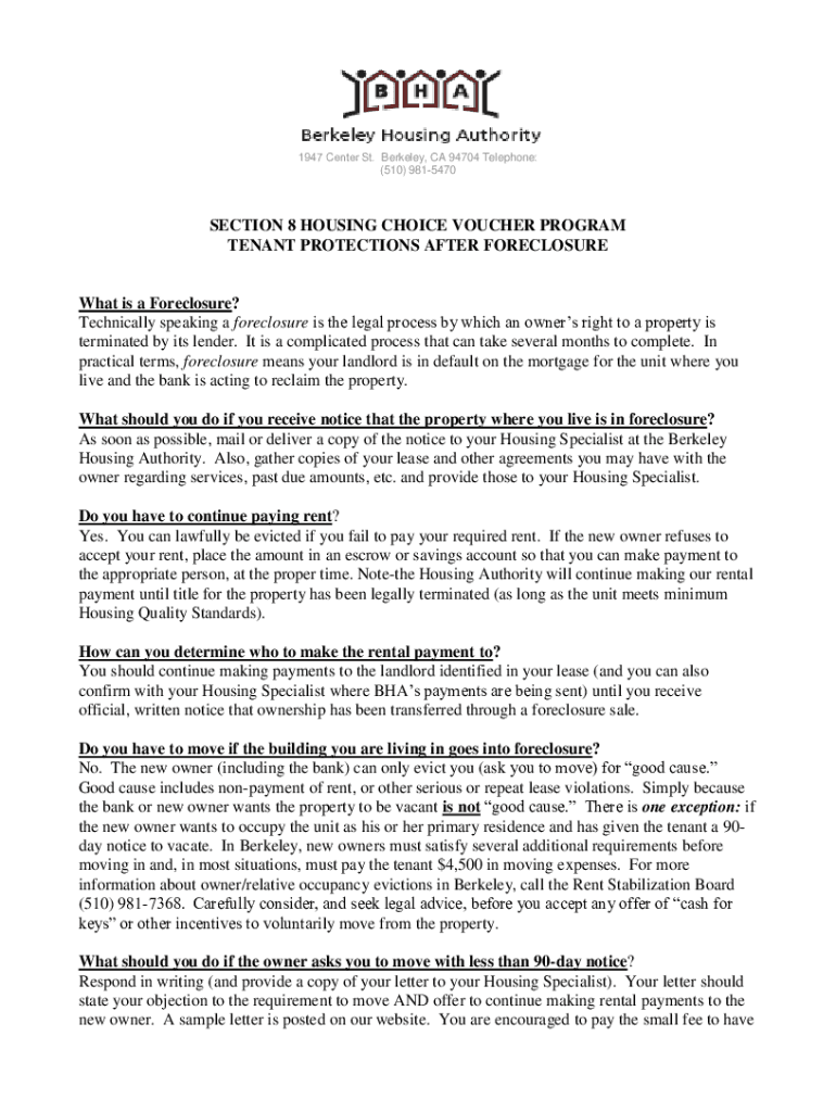 Fillable Online Office of the Executive Director Berkeley Housing
