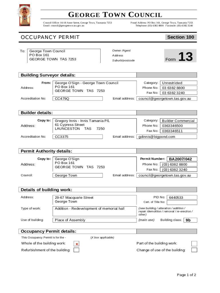 ablis.business.gov.auservicetasOccupancy Permit Town Council
