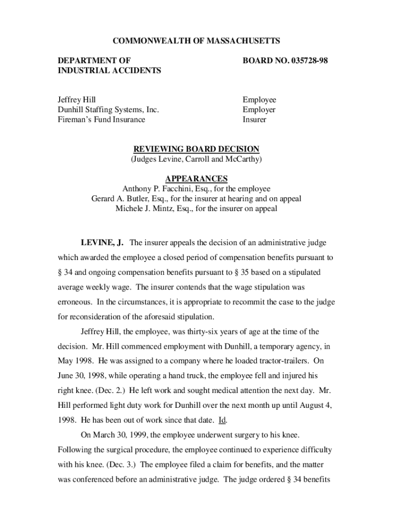 Fillable Online judgement usHILL v. DUNHILL STAFFING