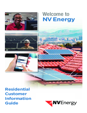 NV Energy Residential Customer Information Guide 2022-2026 - Fill and