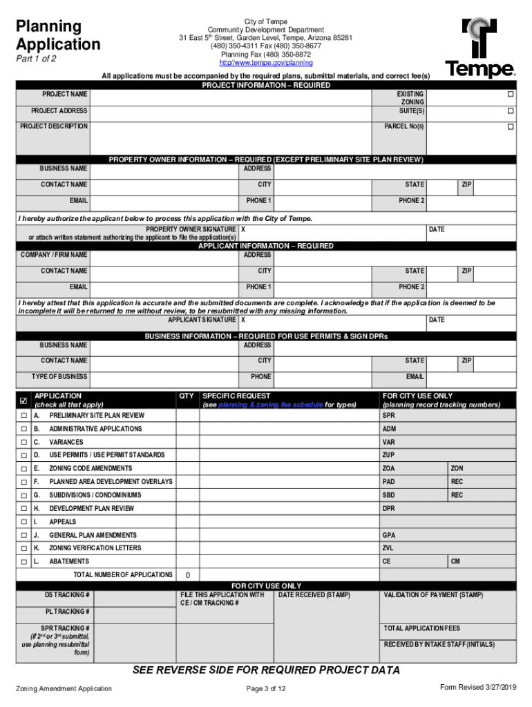 Fillable Online City of Fairmont Planning and Zoning Code Fax Email