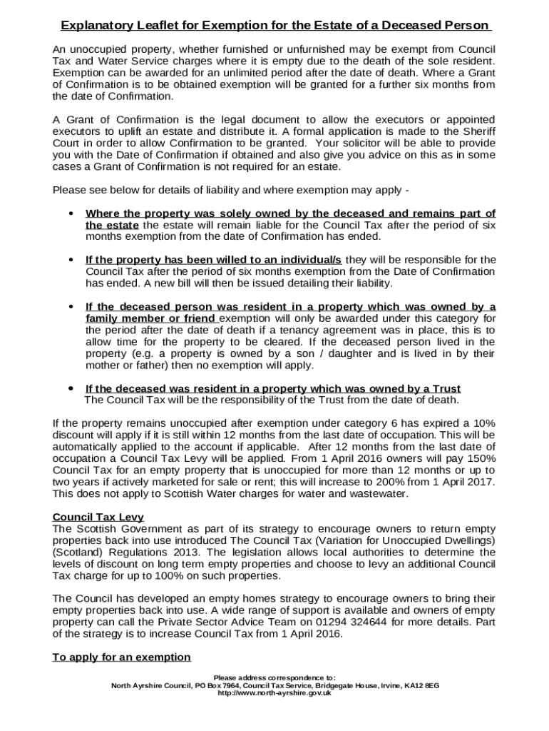 4 Things You Should Know About The Death Tax ExemptionEstate Taxes and