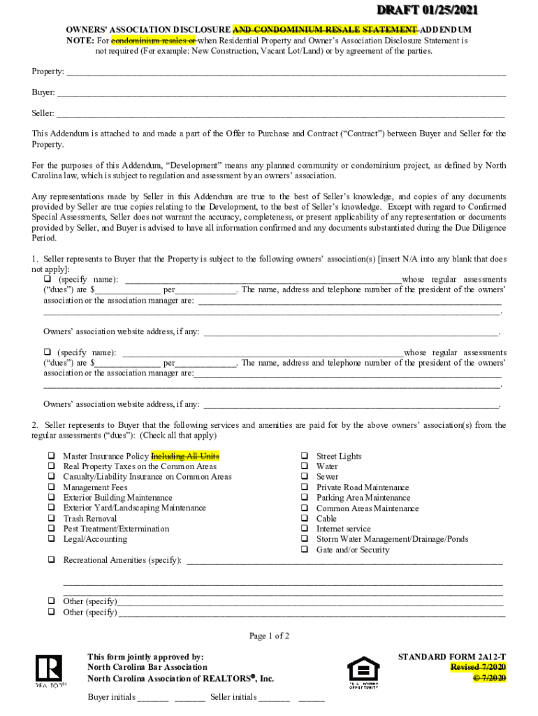 Fillable Online www.ncrec.govFormsConsumerResidential Property and