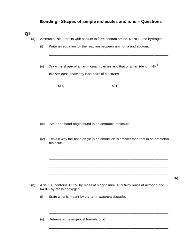 Home GCSE Exams Preparationphysical chemistry bonding