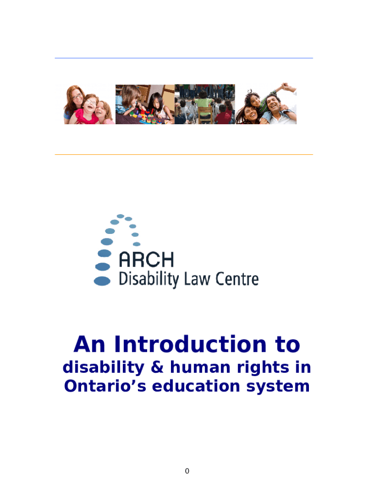 ARCH Disability Law Centre is a specialty legal clinic funded by Legal