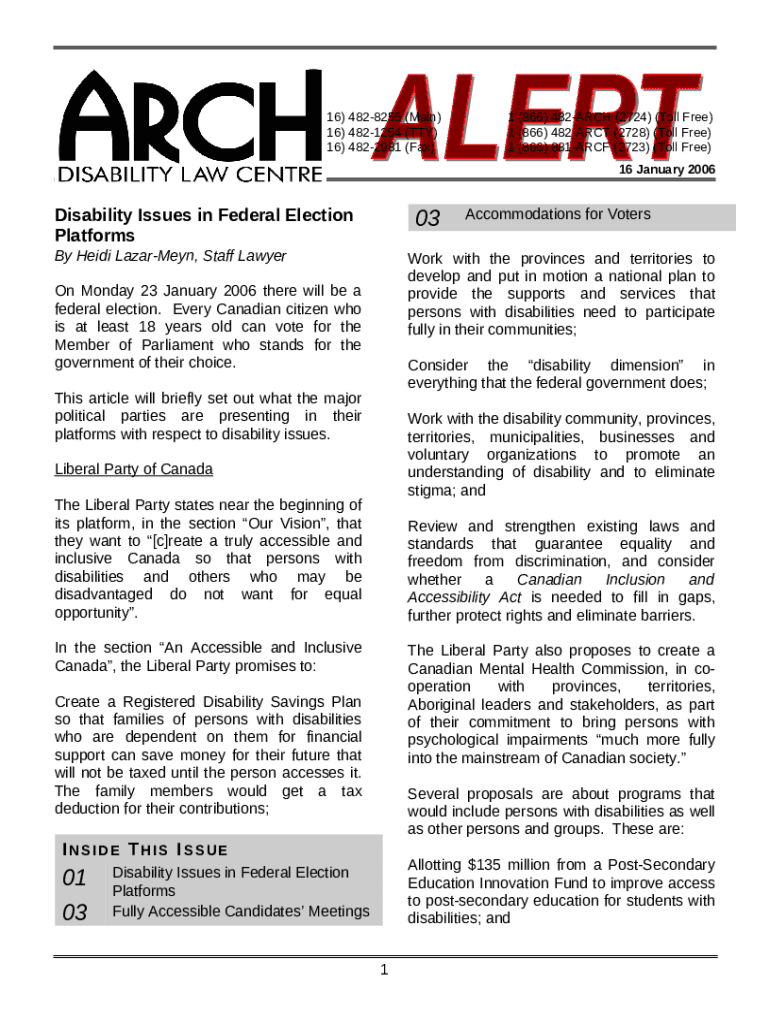 XCVXCV ARCH Disability Law Centre Doc Template pdfFiller