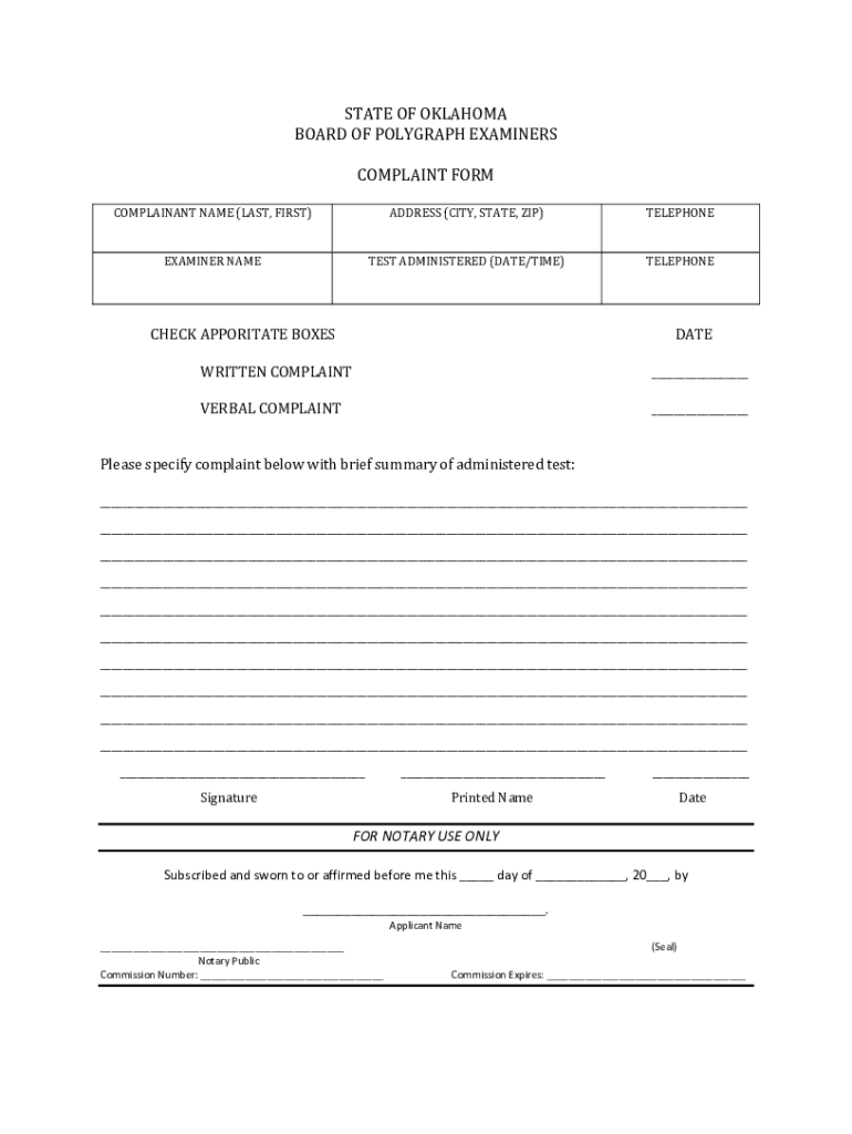 Fillable Online www.ok.govcleetdocumentsSTATE OF OKLAHOMA BOARD OF