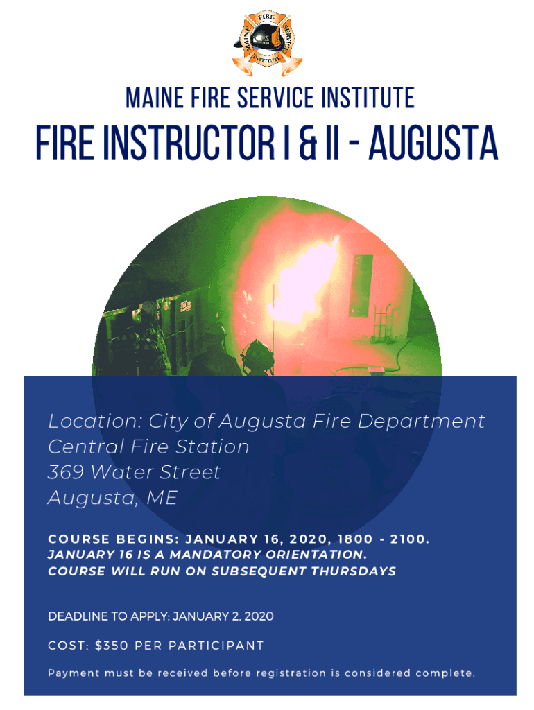 Fillable Online PDF Location City of Augusta Fire Department Central Fire Station 369 Fax