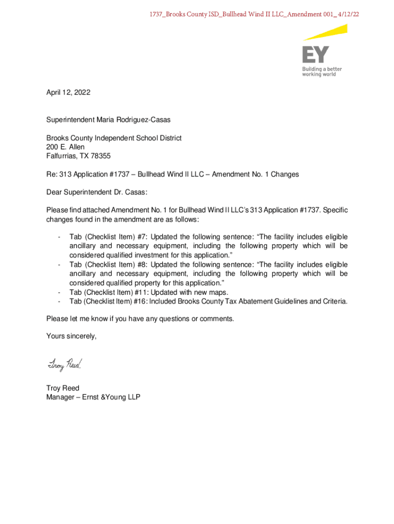 Fillable Online ATTACHMENT TO APPLICATION FOR CHAPTER 313 APPRAISED