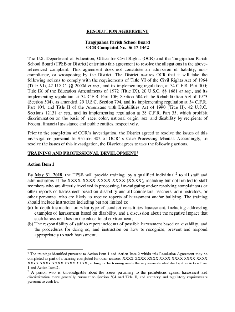 Fillable Online www2 ed Tangipahoa Parish School Board (PDF