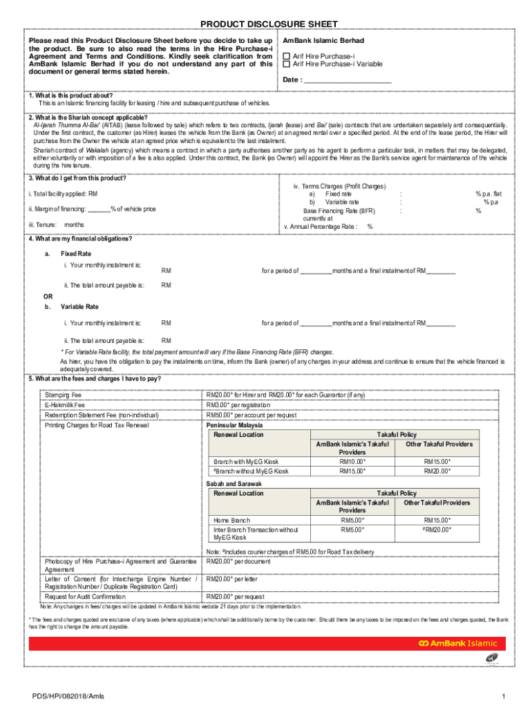 Fillable Online AUTO FINANCE APPLICATION FORM AmBank Fax Email Print pdfFiller