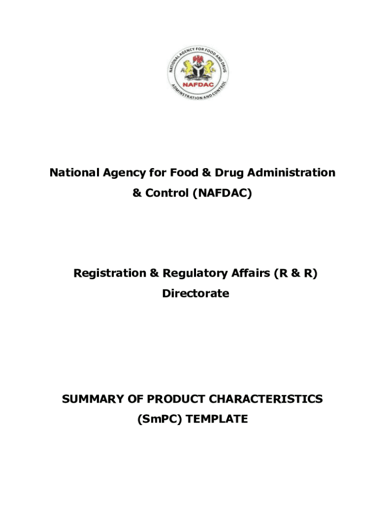 Fillable Online SmPCActinacPlus.pdf NAFDAC Fax Email Print pdfFiller