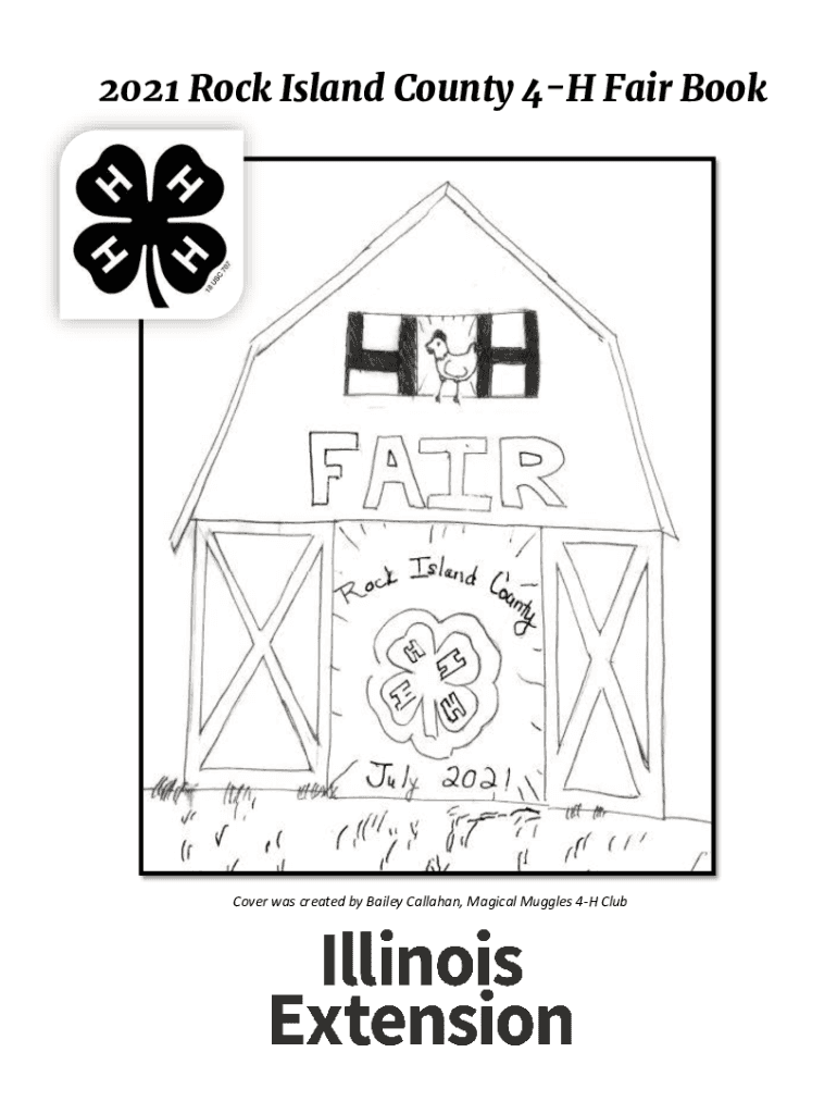 Fillable Online extension illinois 2021 Rock Island County 4H Fair