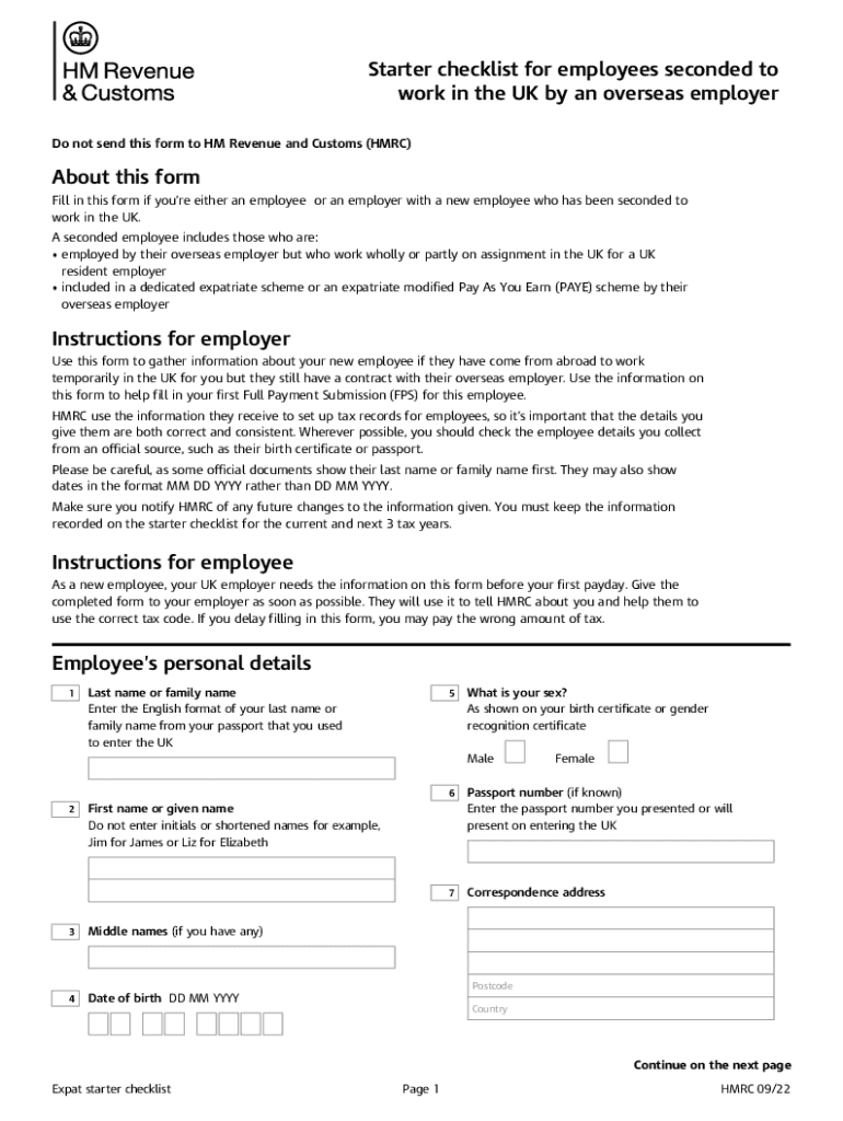 Fillable Online assets.publishing.service.gov.ukgovernmentExpat starter