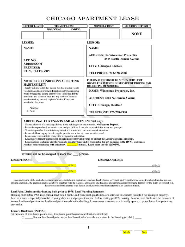 Fillable Online New 2022 Residential Lease & Security Deposit