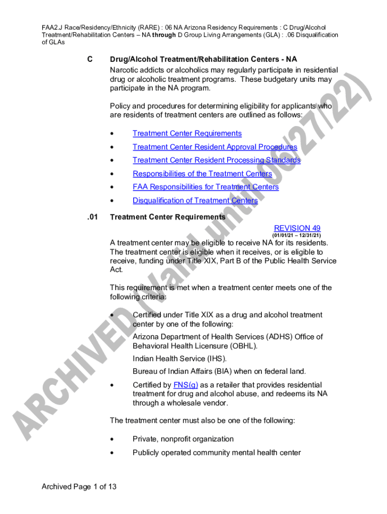 Fillable Online www.azed.govpolicyupdatedresidencyguidelinesUpdated