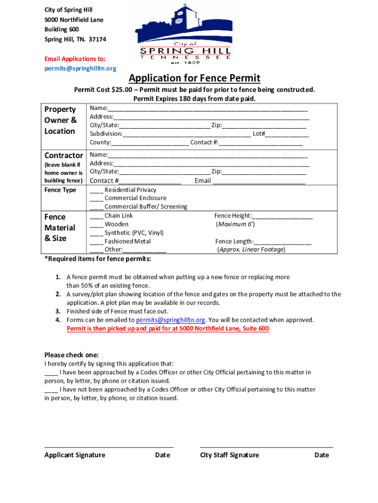 Find Fence Permit Search Fence Permit Fill out & sign online DocHub