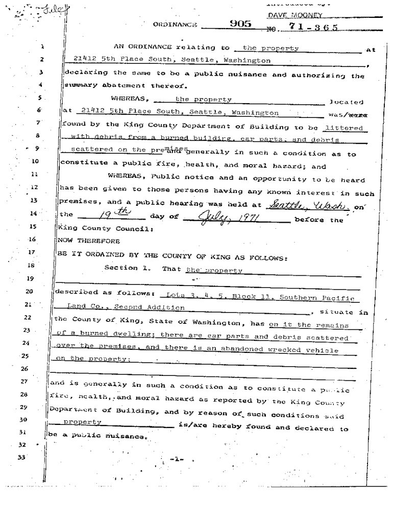 Fillable Online Abatement Of Nuisances Defined UpCounselNuisance